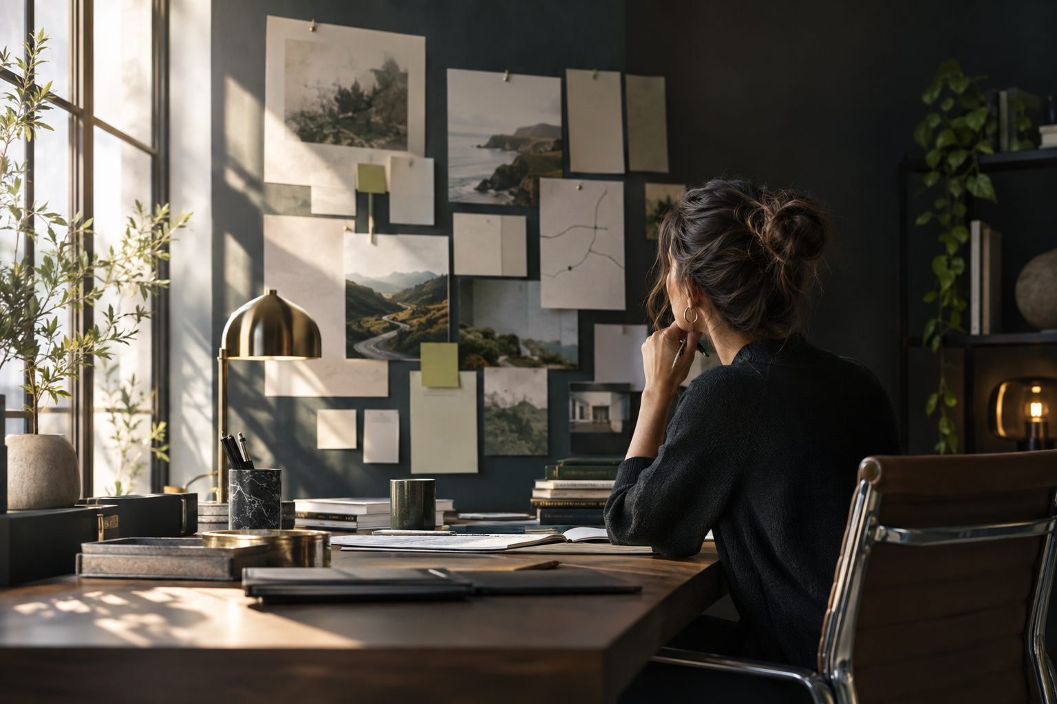 A strategist reviewing an opportunity map
